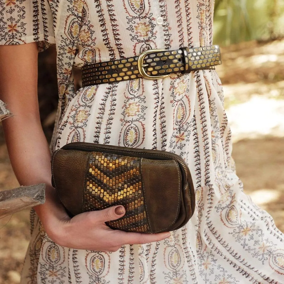 5063 Arling | Embellished Leather Bag