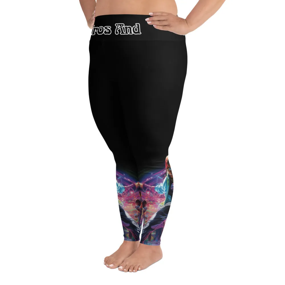 Airfros And Babyhairs He Blades Plus Size Leggings