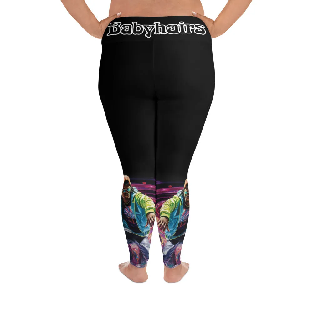 Airfros And Babyhairs He Blades Plus Size Leggings