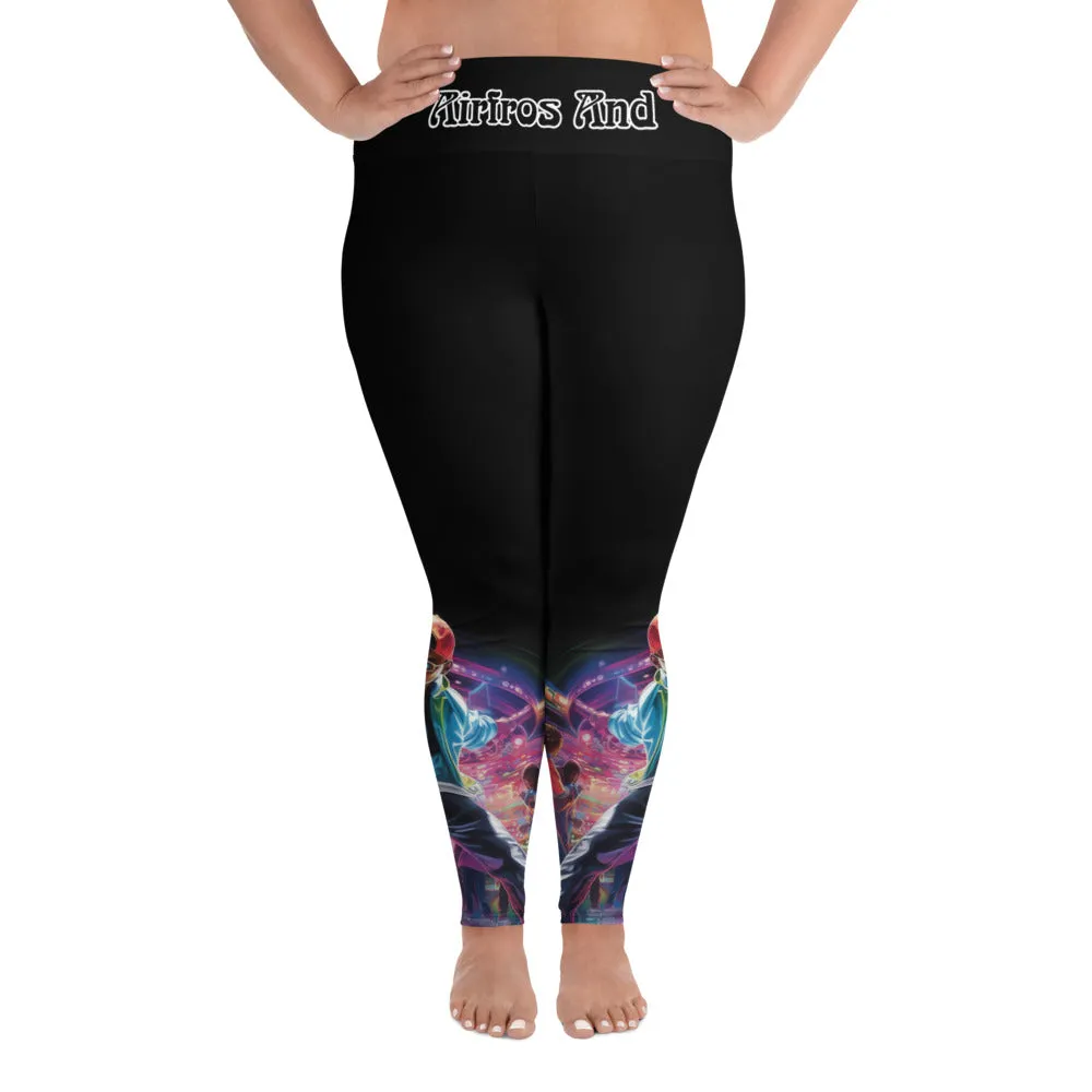 Airfros And Babyhairs He Blades Plus Size Leggings