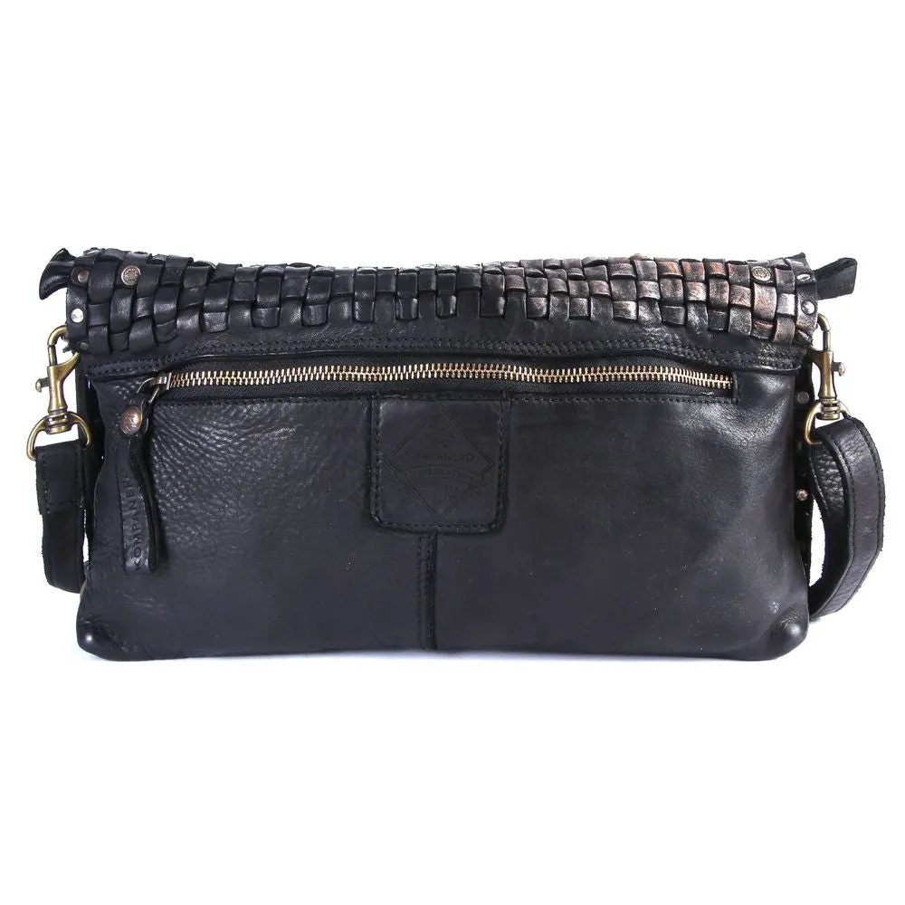 Artsy Leather Handbag - Flora