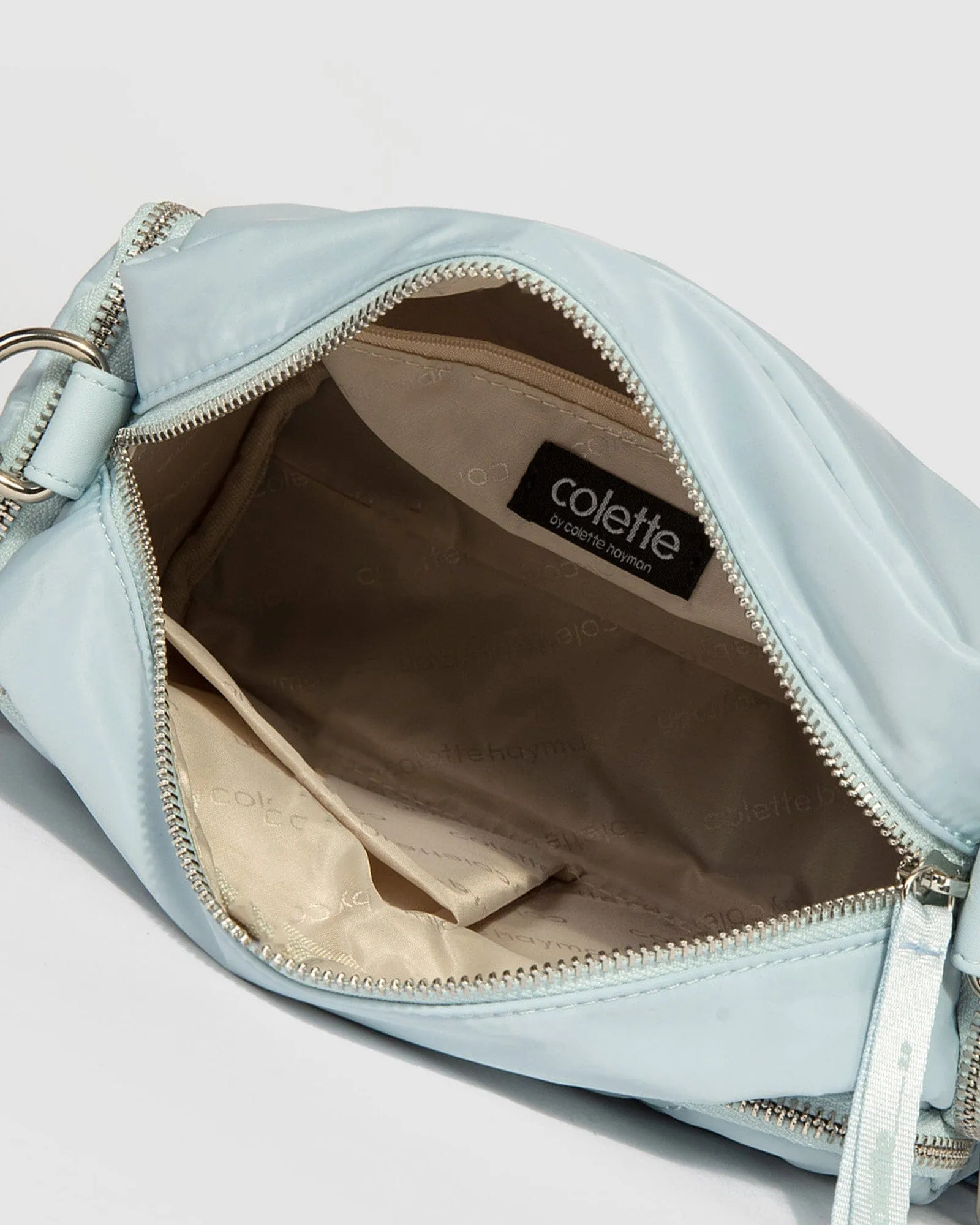 Baby Blue Harper Nylon Crossbody Bag