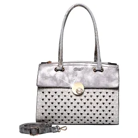 Brangio Silver Elegance Heart Tote