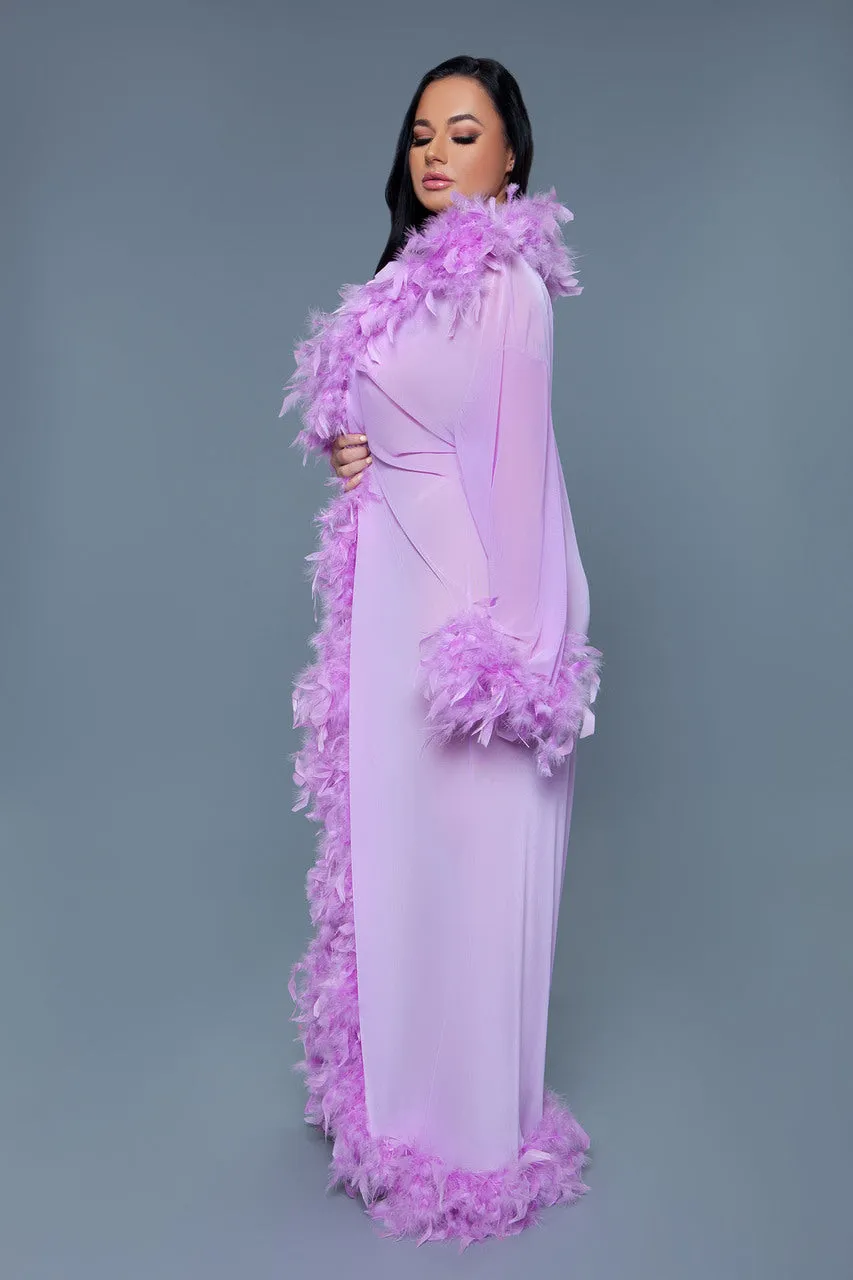 BW834LAV Glamour Robe