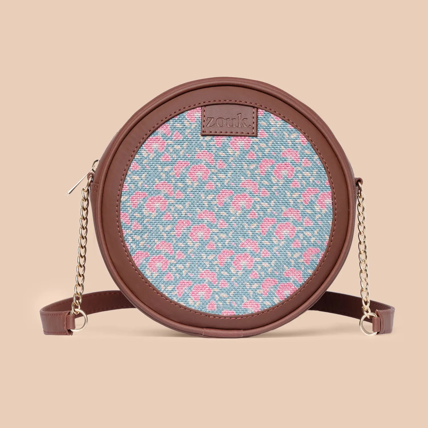 Chettinad Florals Round Sling Bag