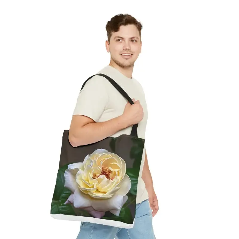 Chic Trendy Rose Flower Tote Bag