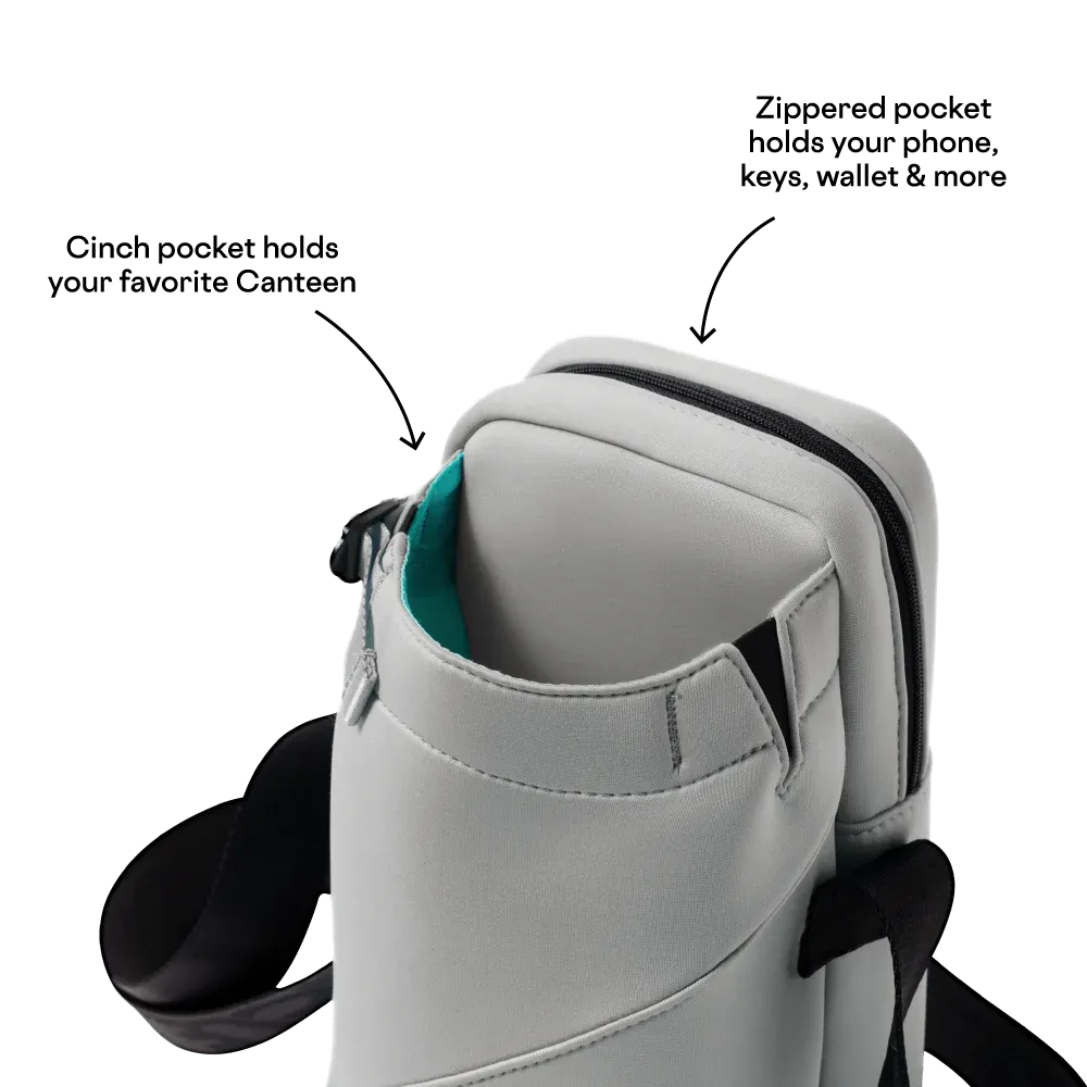 Corkcicle - Sling Bag - River Rock Neoprene