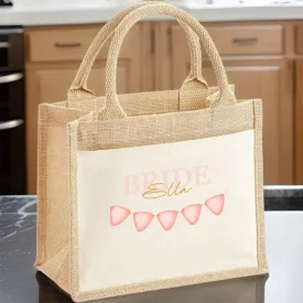 Customised Hen Party Tote - Elegant Bride-To-Be Gift - Bridesmaid Keepsake