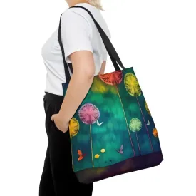 Dandelions Dancing Tote Bag in s m l Sizes