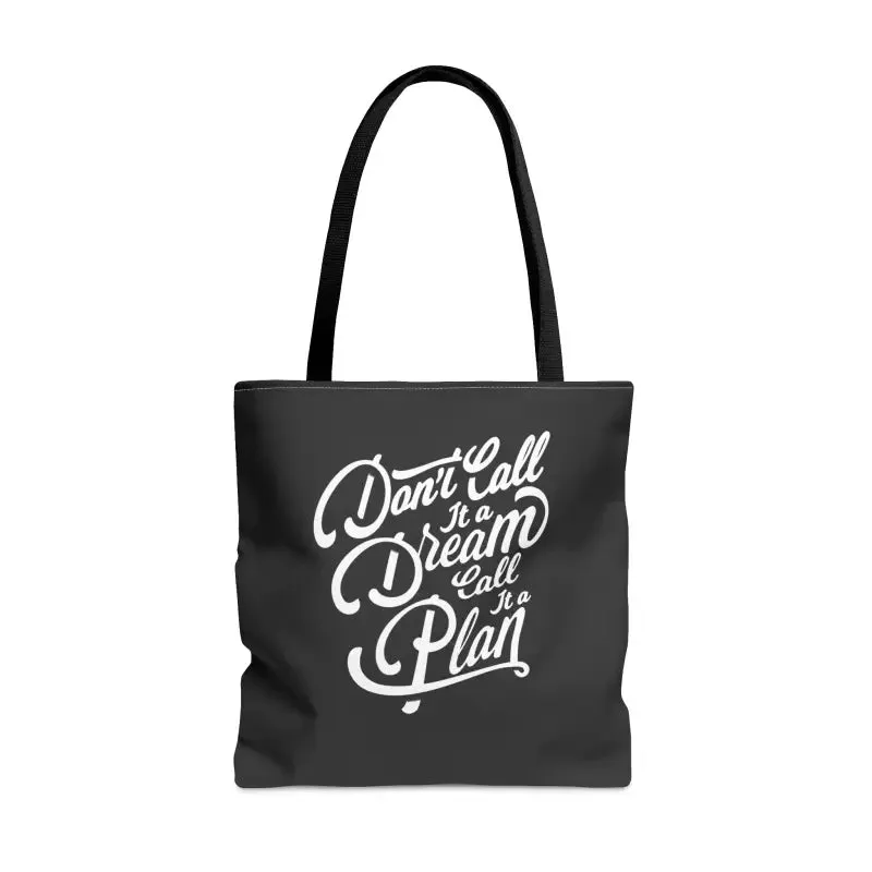 Dream Big Chic Tote Bag with Inspirational Quote