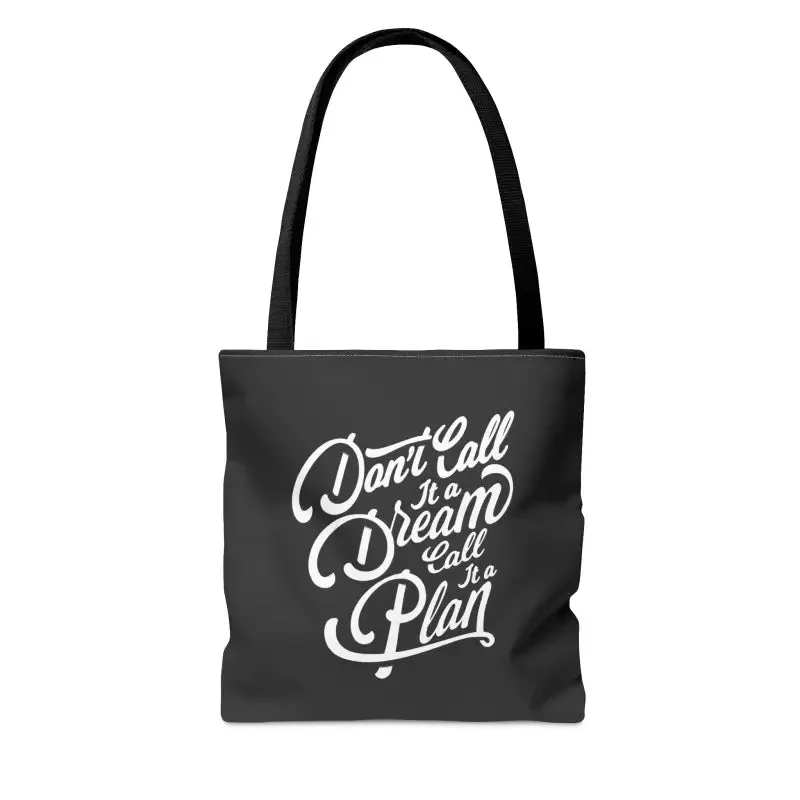 Dream Big Chic Tote Bag with Inspirational Quote