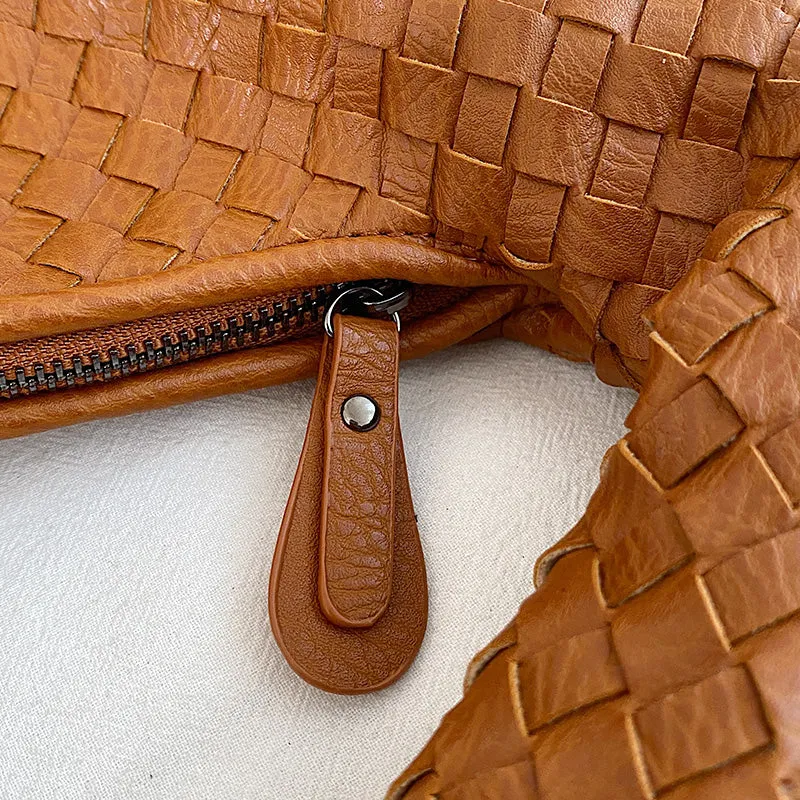 Elegant Woven Companion - Stylish Tote Bag