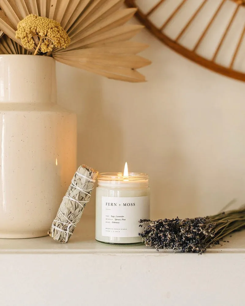 Fern   Moss Jar Candle