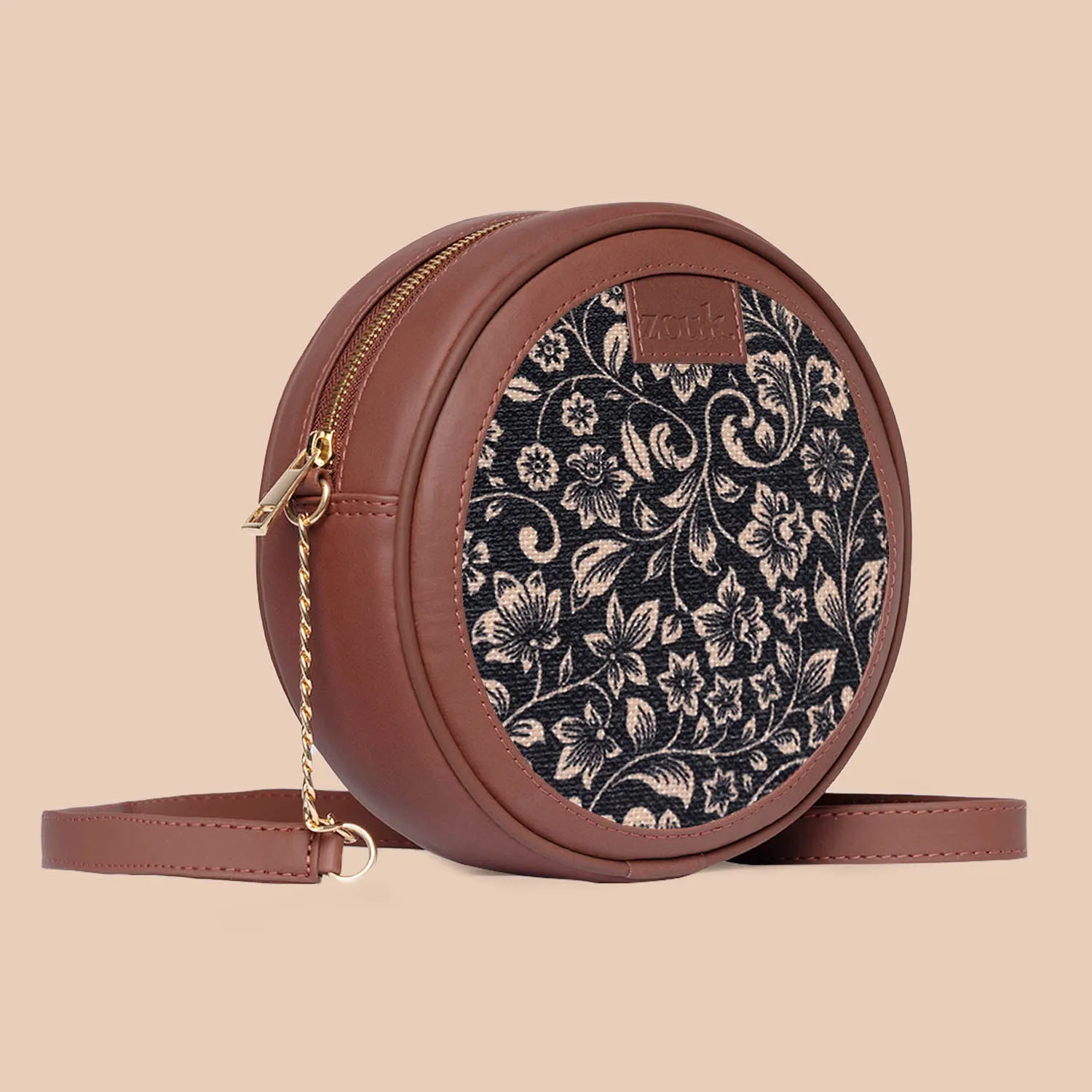 FloMotif Round Sling Bag