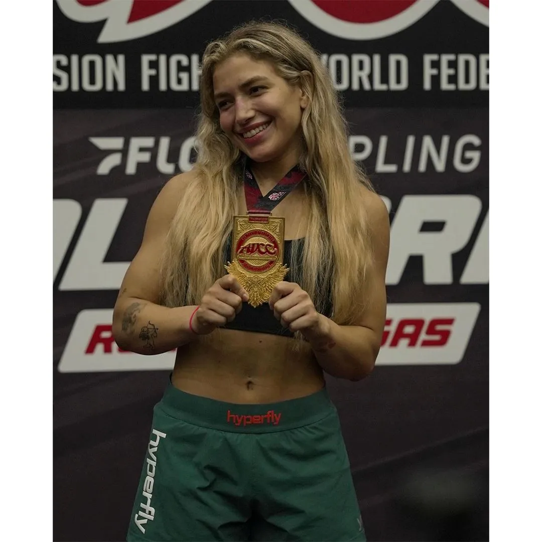 FlyGirl Fight Shorts Verdigris