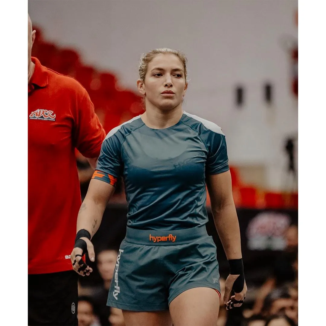 FlyGirl Fight Shorts Verdigris