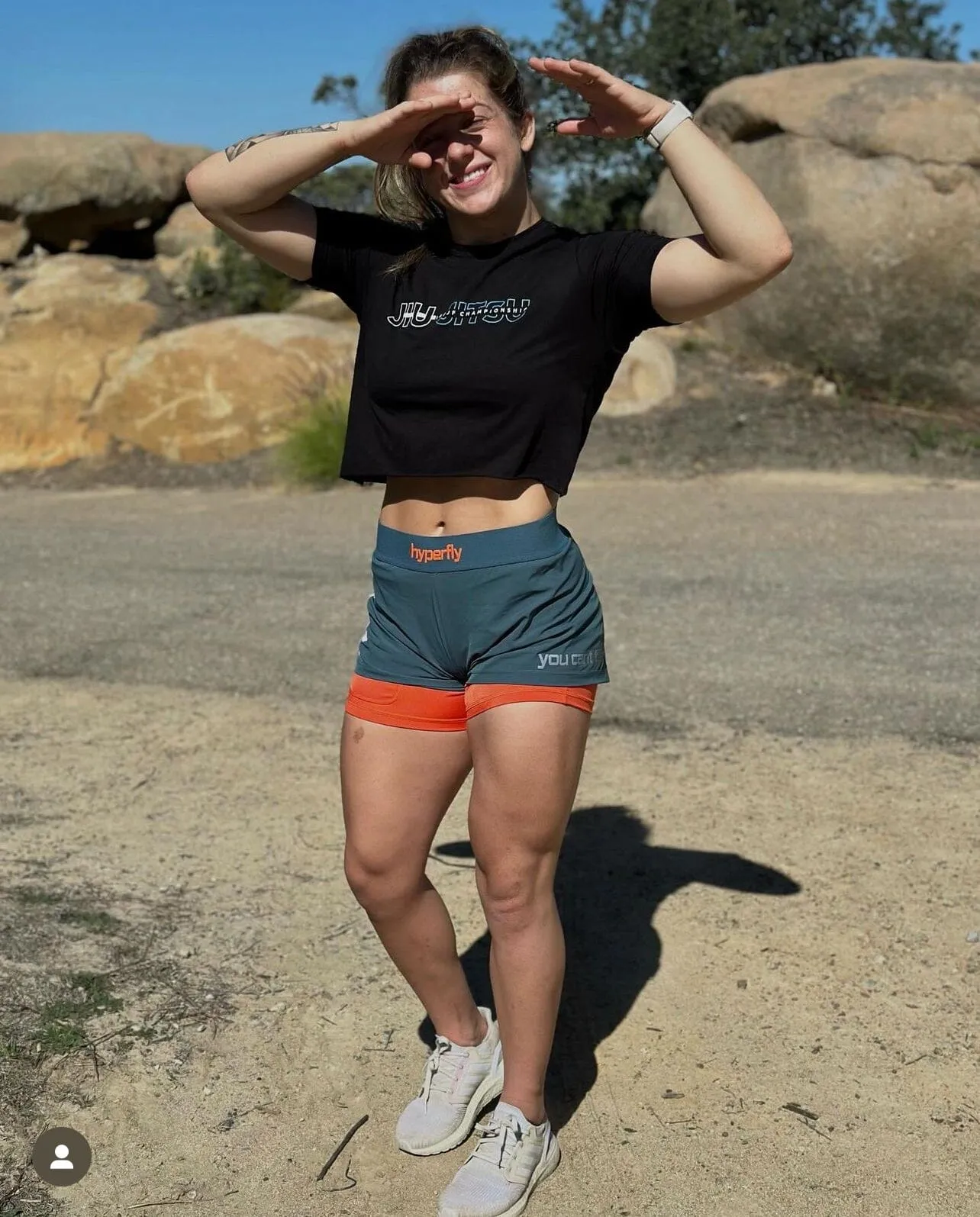 FlyGirl Fight Shorts Verdigris