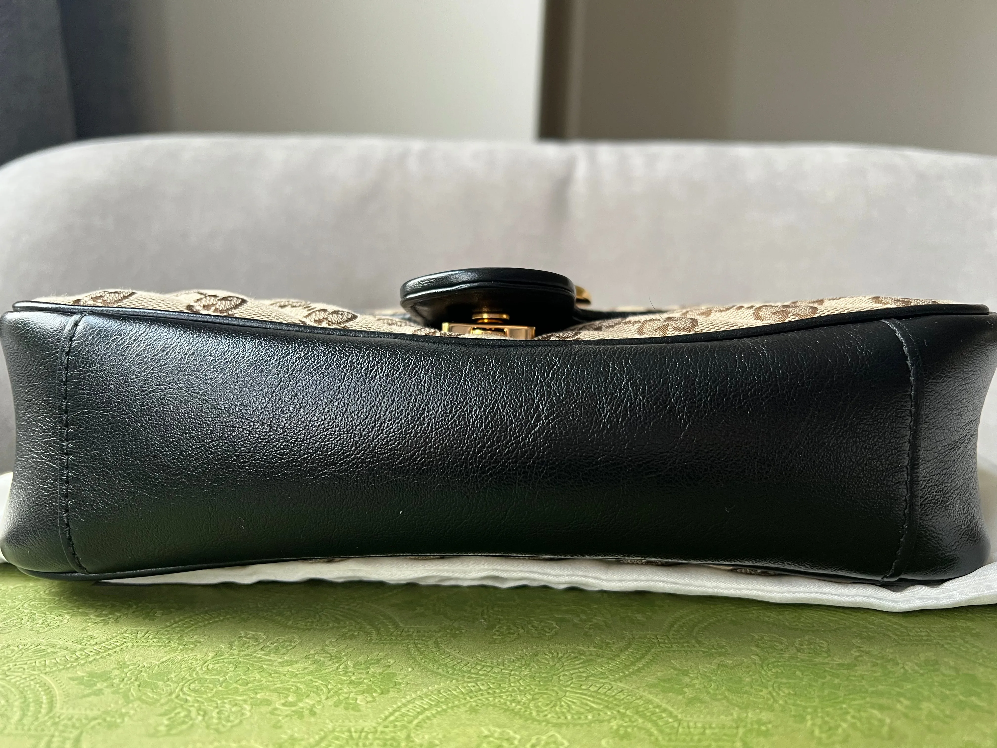 Gucci GG Beige Marmont Small Shoulder Bag (RRP £1,570)