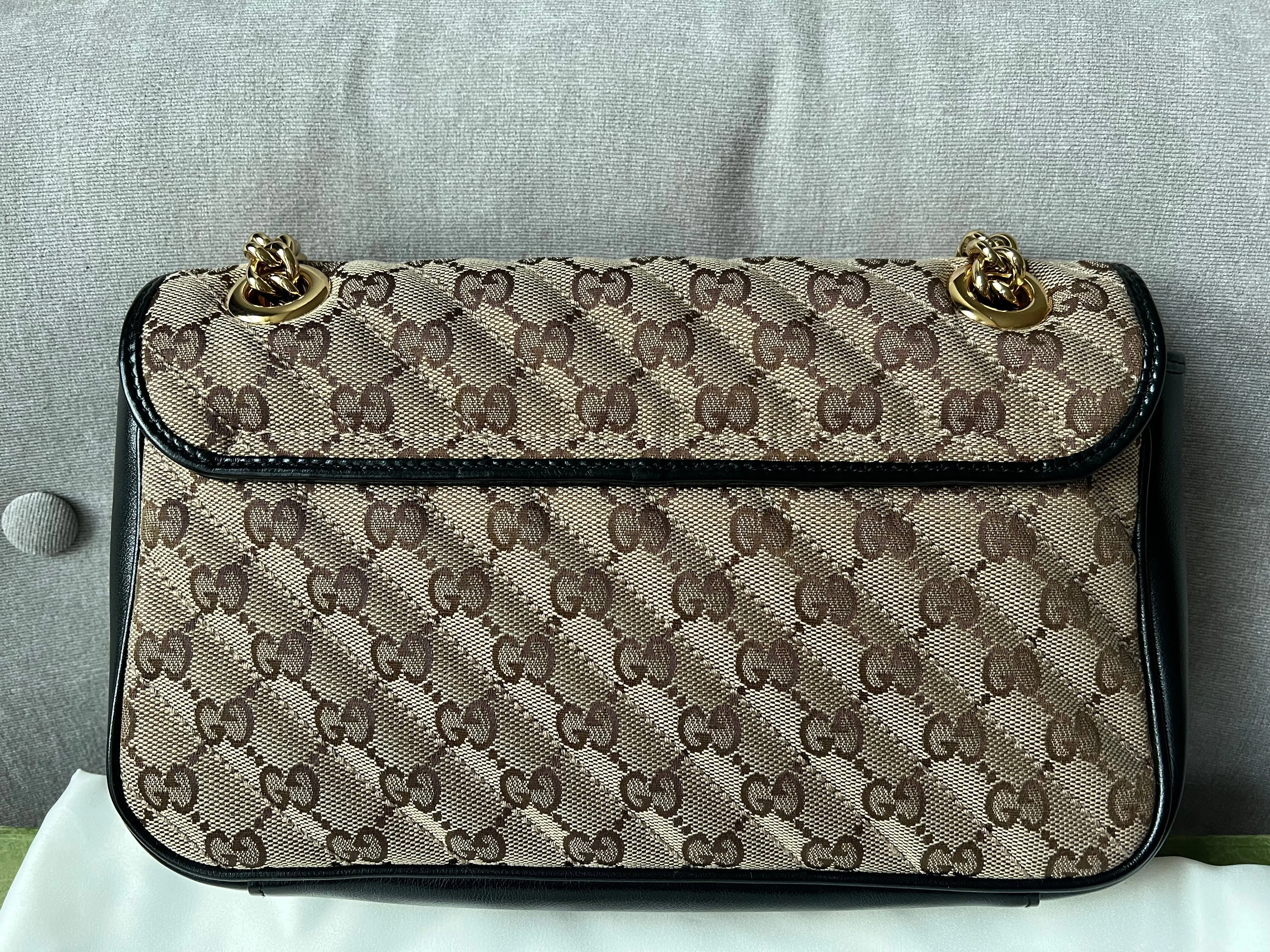 Gucci GG Beige Marmont Small Shoulder Bag (RRP £1,570)