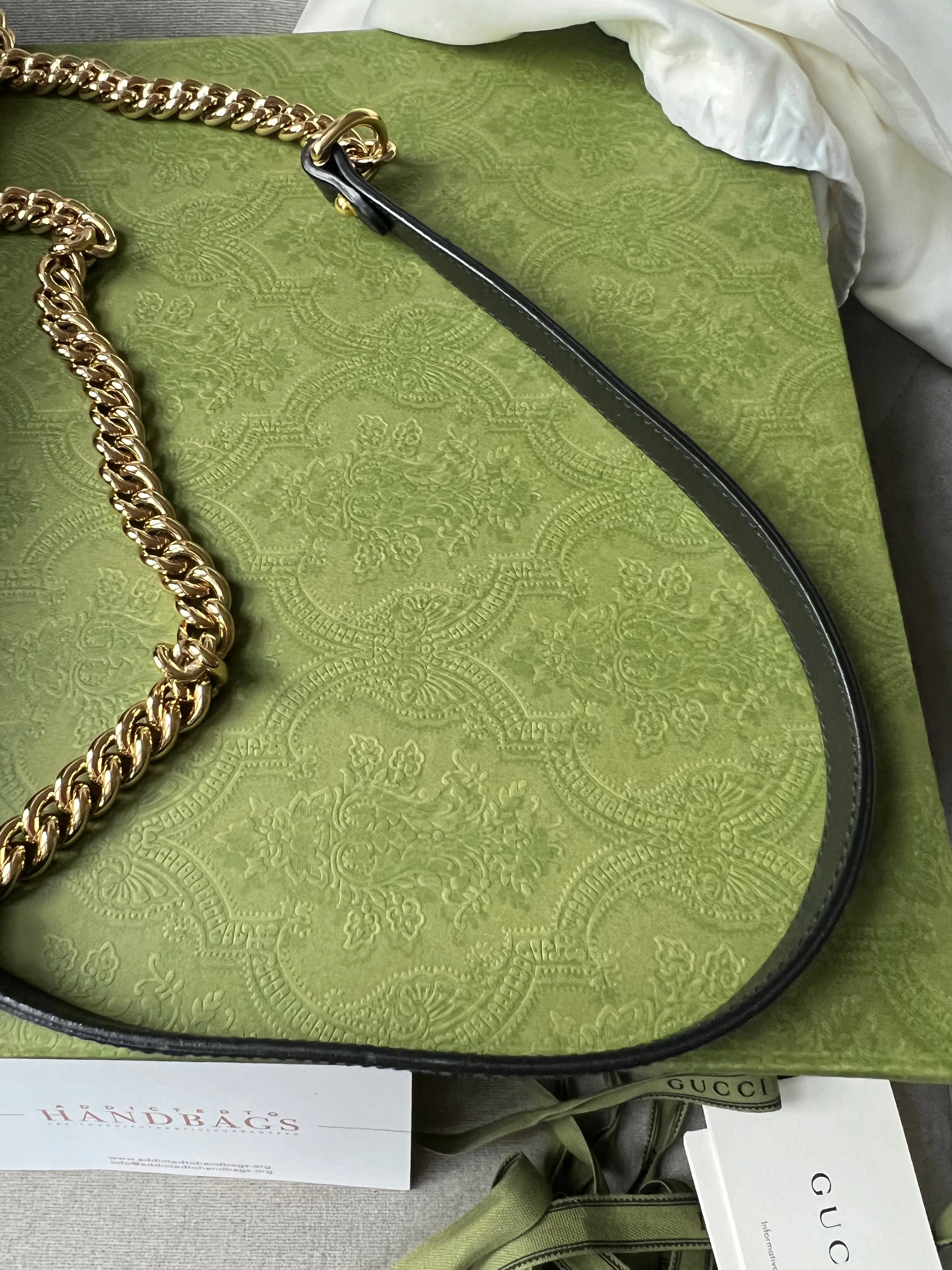 Gucci GG Beige Marmont Small Shoulder Bag (RRP £1,570)