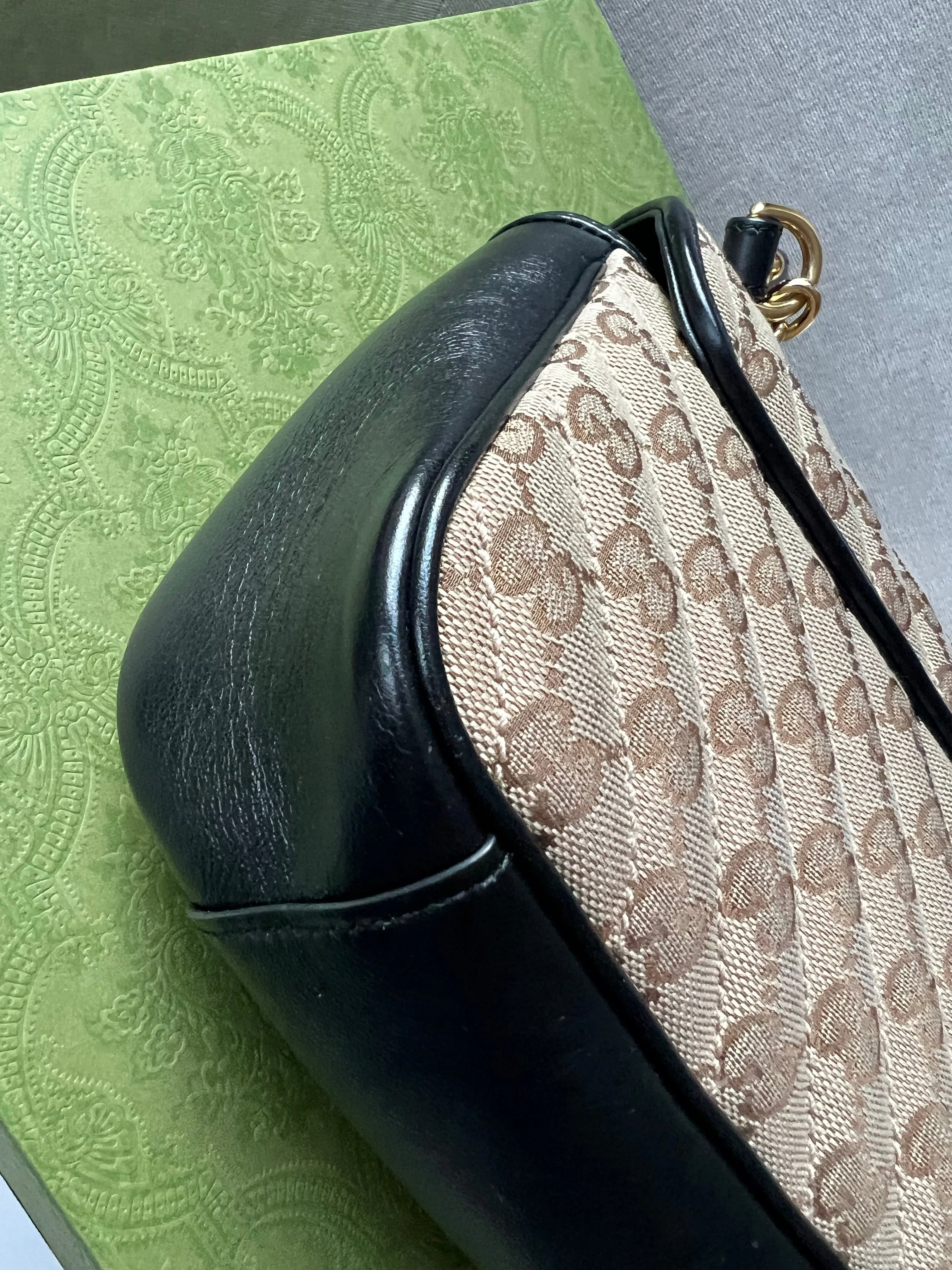 Gucci GG Beige Marmont Small Shoulder Bag (RRP £1,570)
