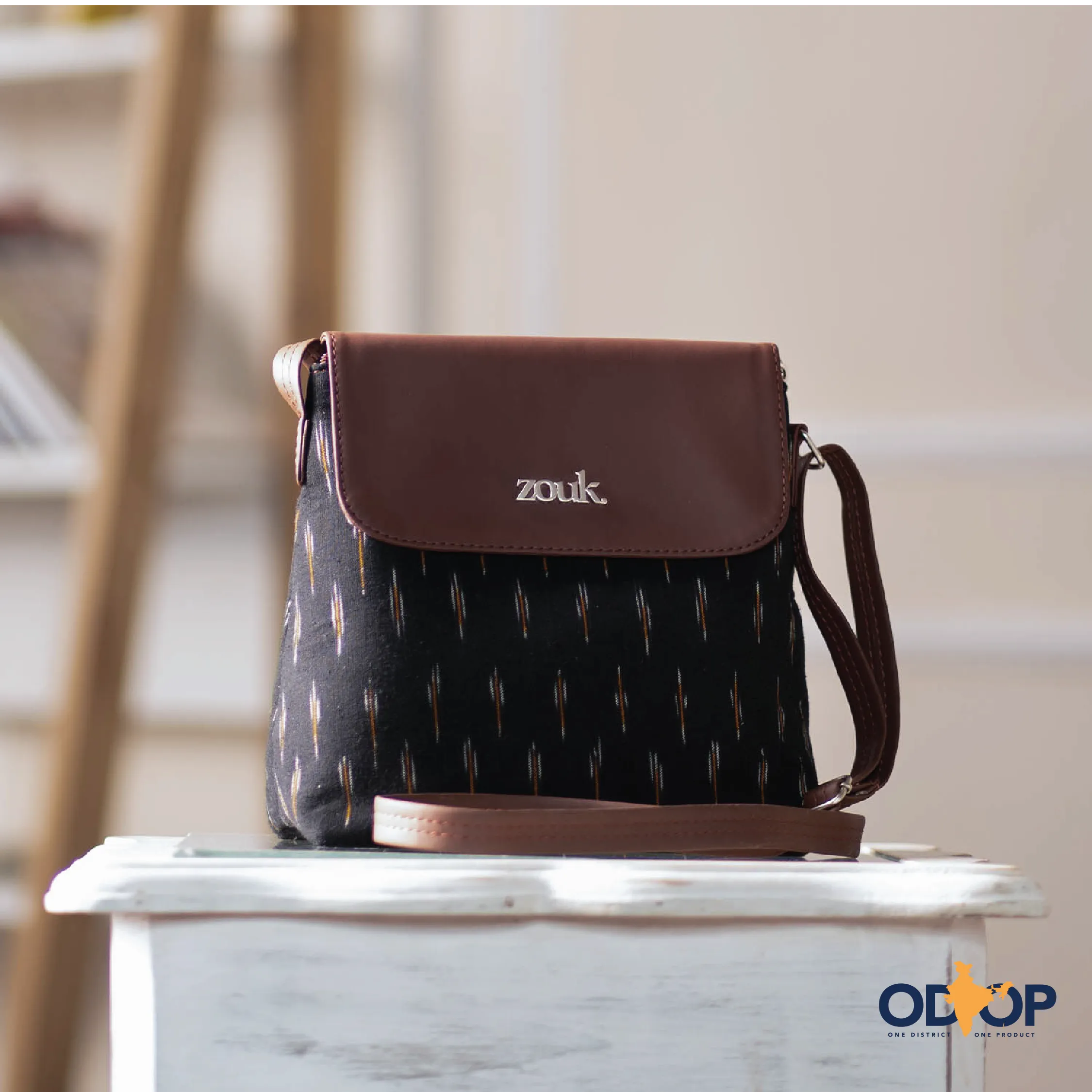 Ikat GreRe Flap Sling Bag