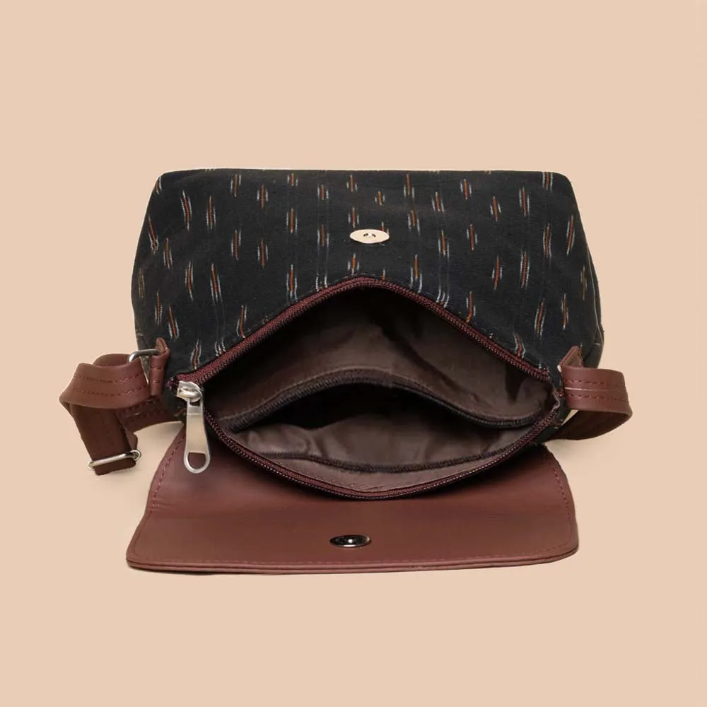 Ikat GreRe Flap Sling Bag