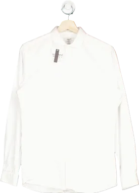 Jack & Jones White Premium Stretch Shirt UK S