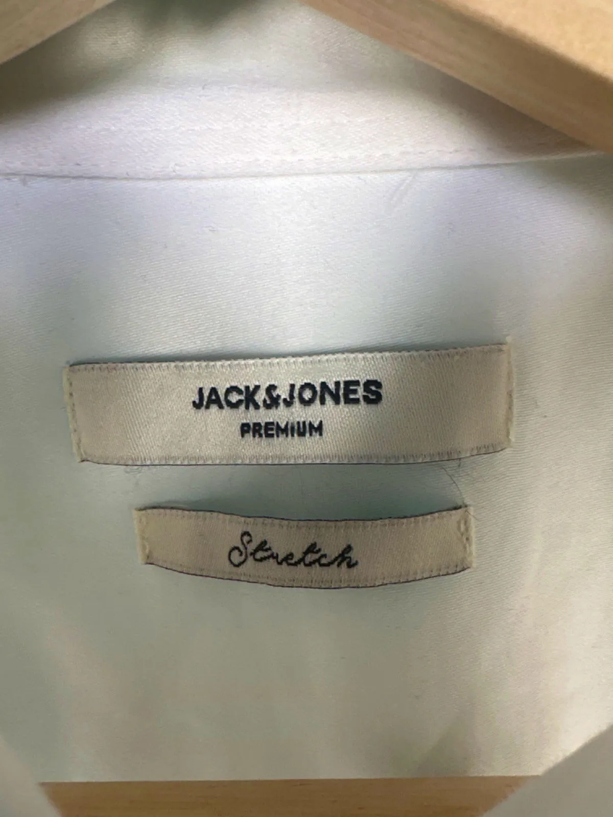 Jack & Jones White Premium Stretch Shirt UK S