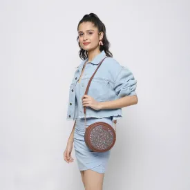 Kashmir Royals Round Sling Bag