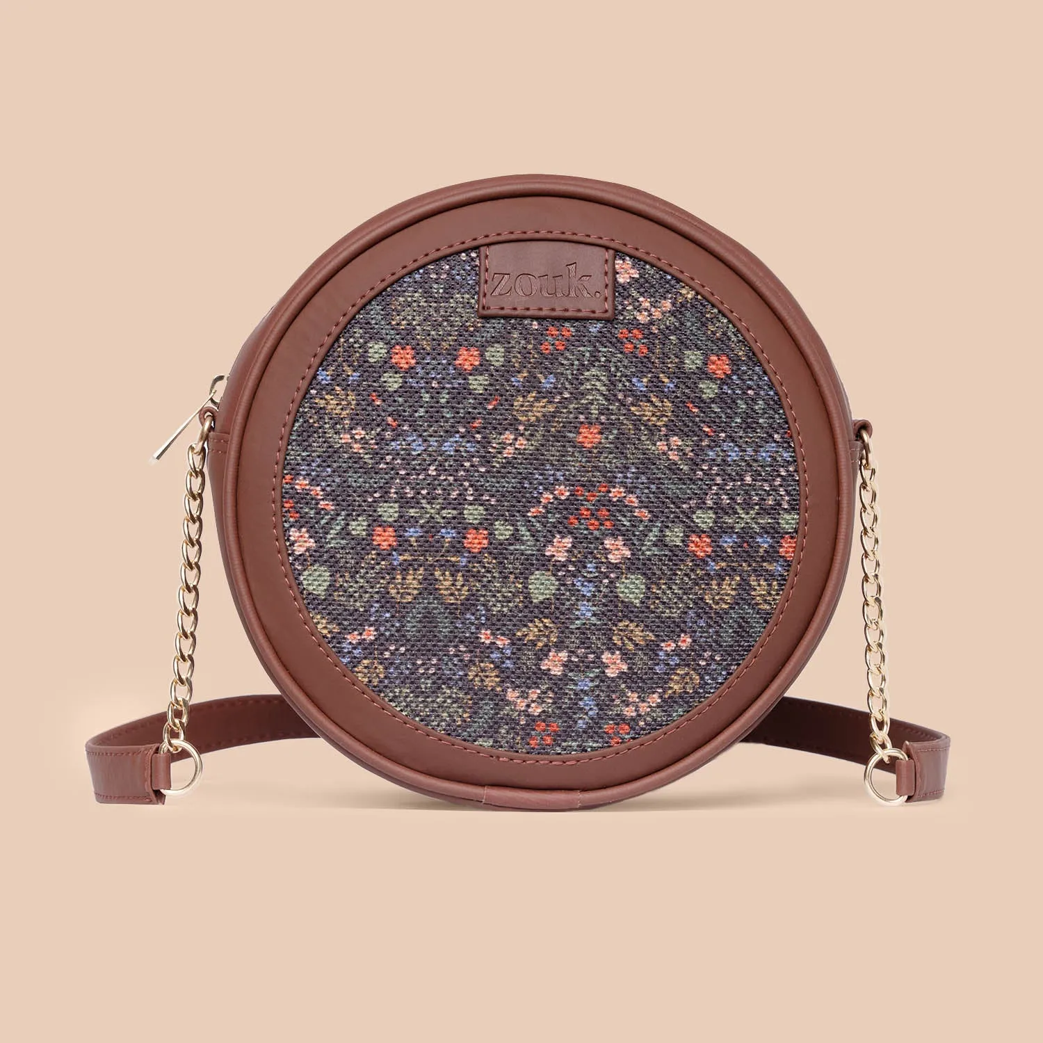 Kashmir Royals Round Sling Bag