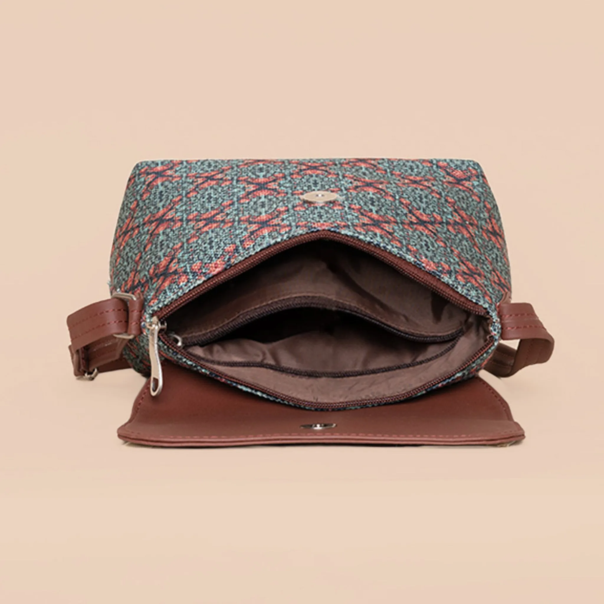 Kolkata Nouveau Flap Sling Bag