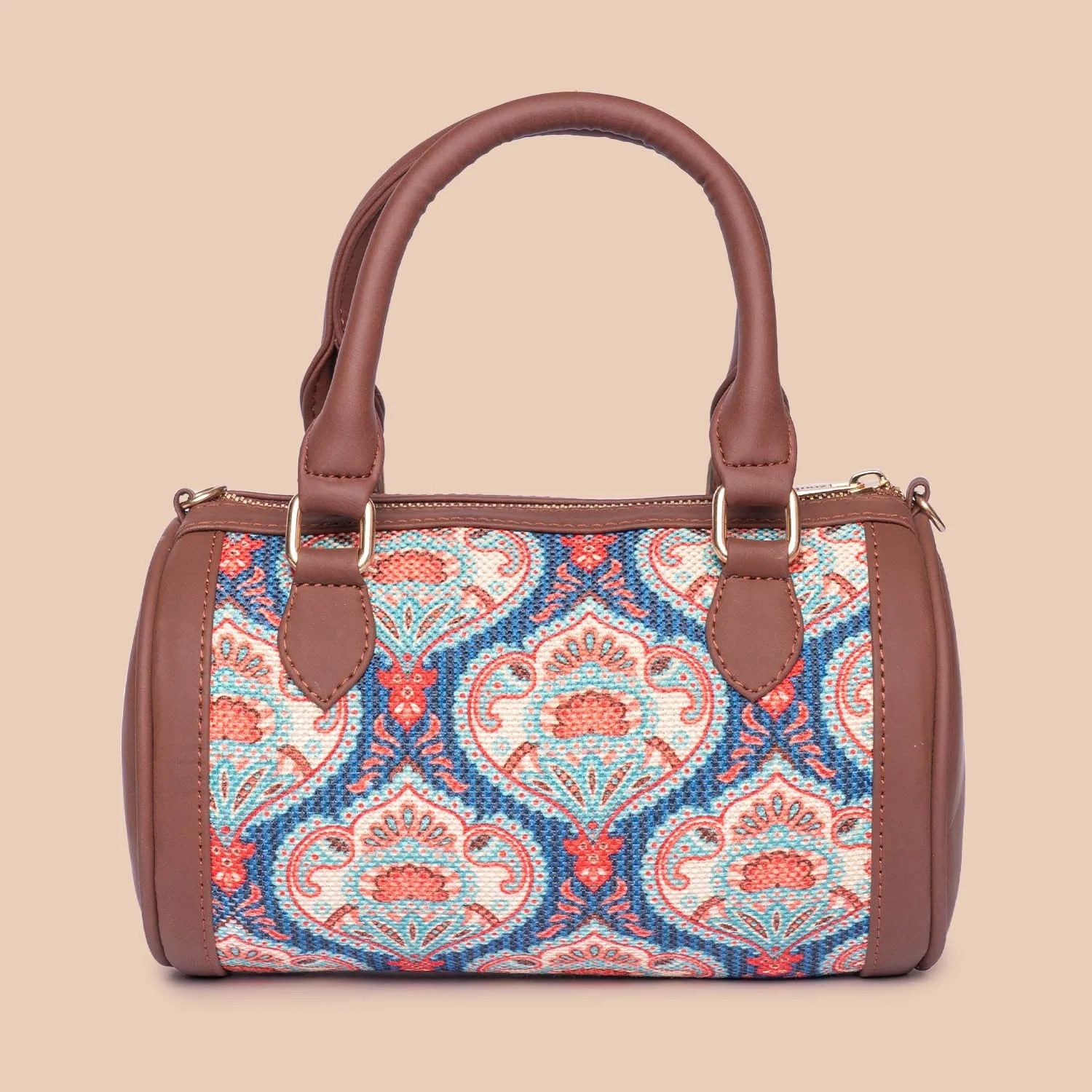 Kovil Blue Statement Satchel (Small)
