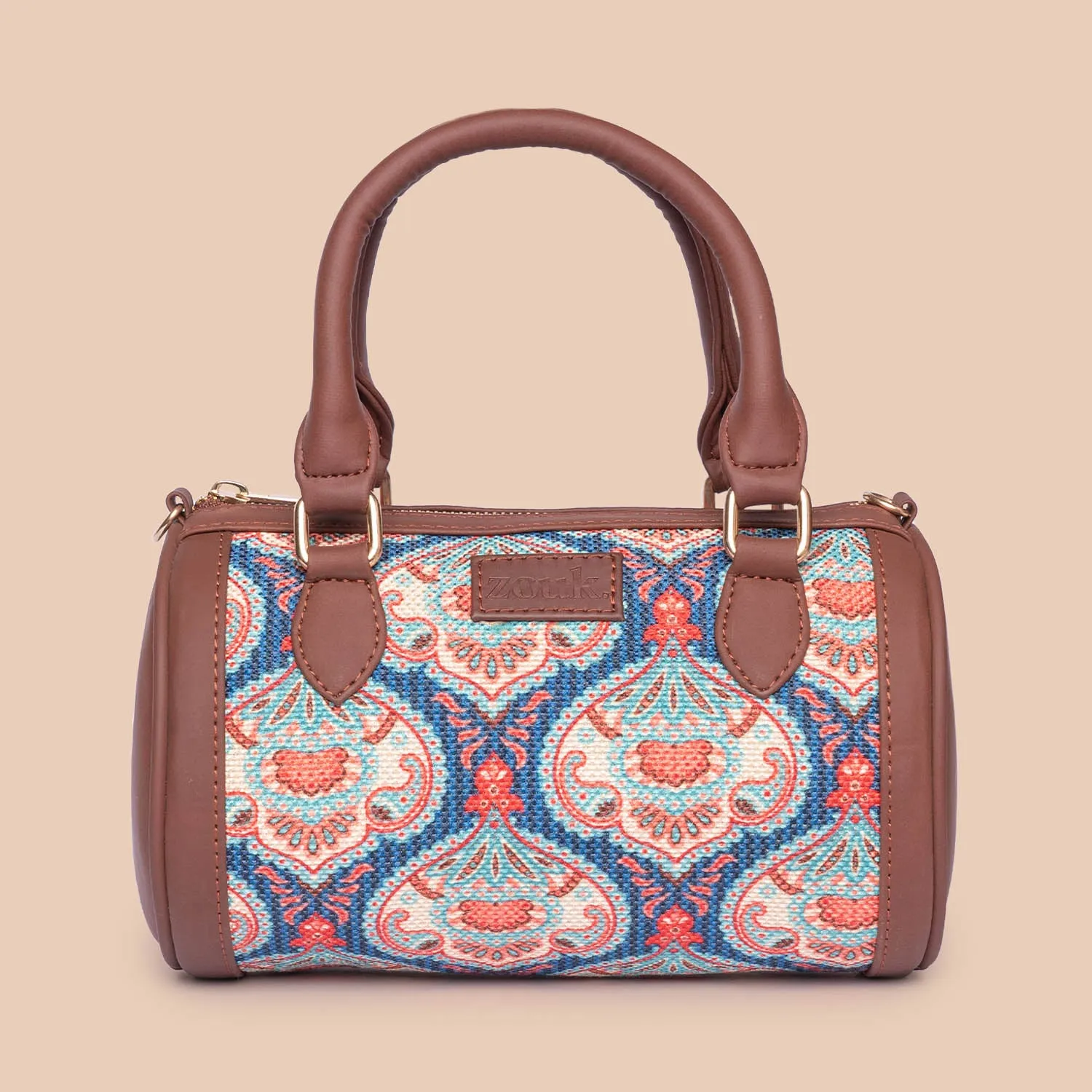 Kovil Blue Statement Satchel (Small)