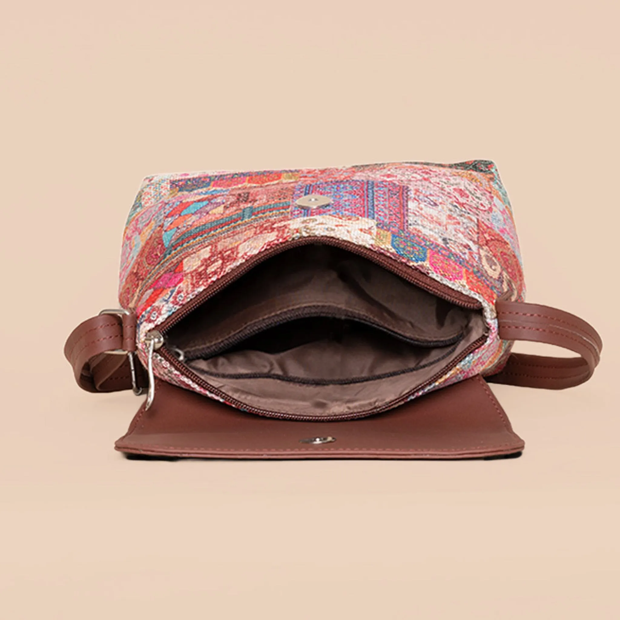 Kutch Gamthi Flap Sling Bag