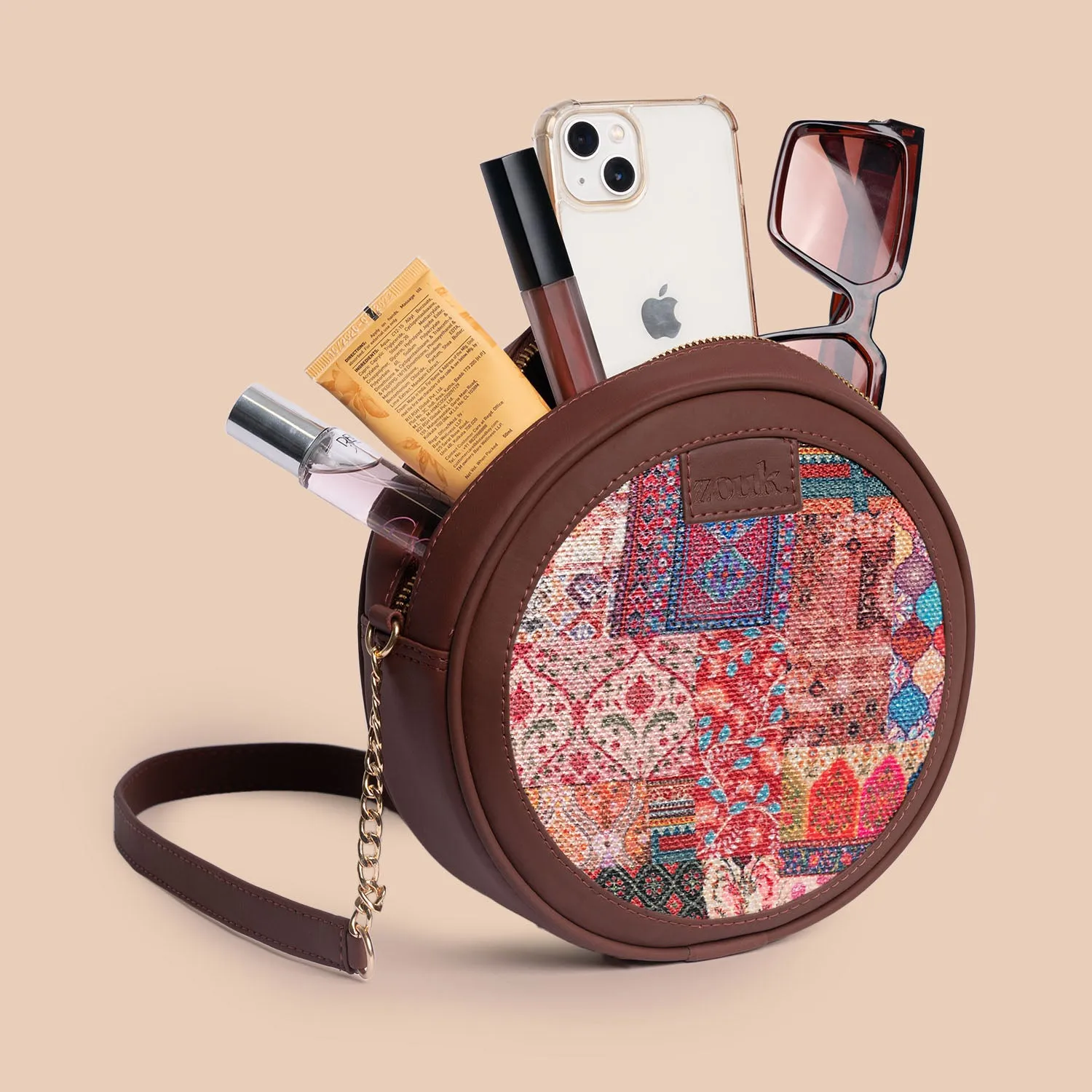 Kutch Gamthi Round Sling Bag