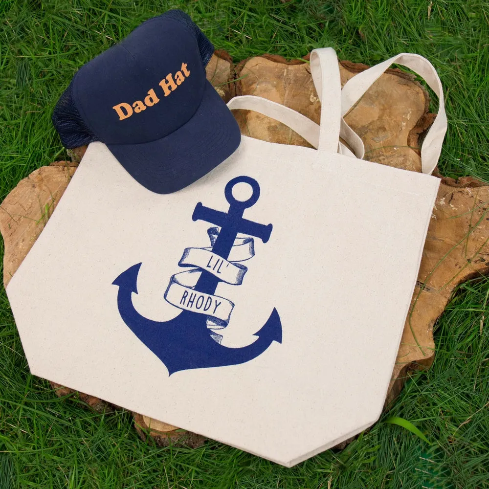 Lil Rhody Anchor Tote Bag