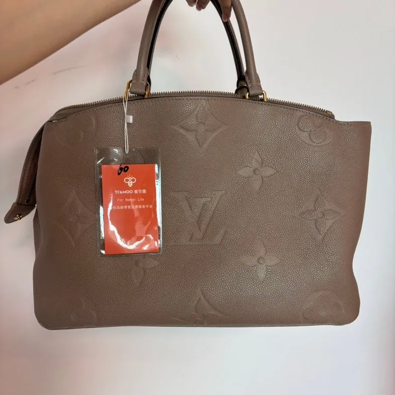 Louis Vuitton Empreinte Neutrals Handbag Medium