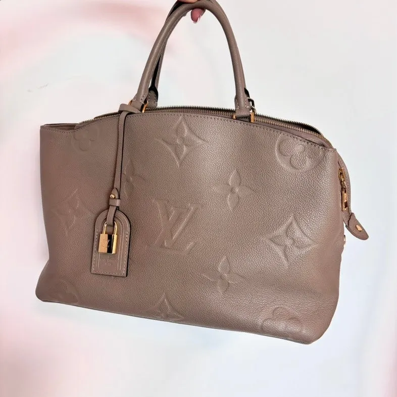 Louis Vuitton Empreinte Neutrals Handbag Medium
