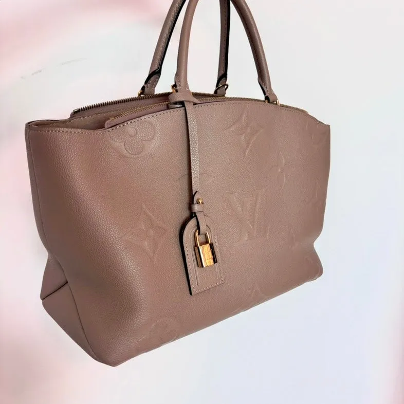 Louis Vuitton Empreinte Neutrals Handbag Medium