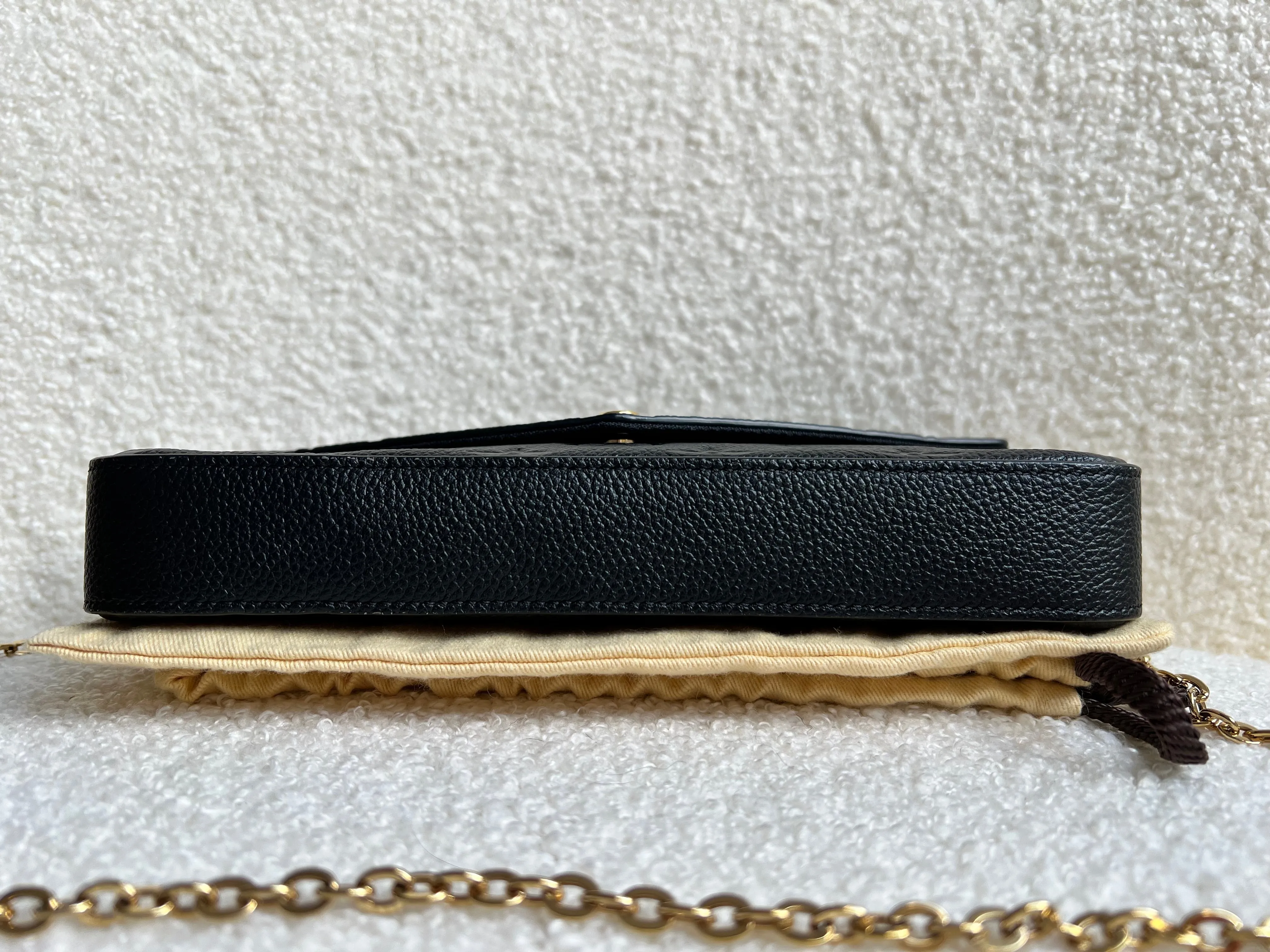 Louis Vuitton Felicie Pochette Black Empreinte (No inserts) (RRP £1160)