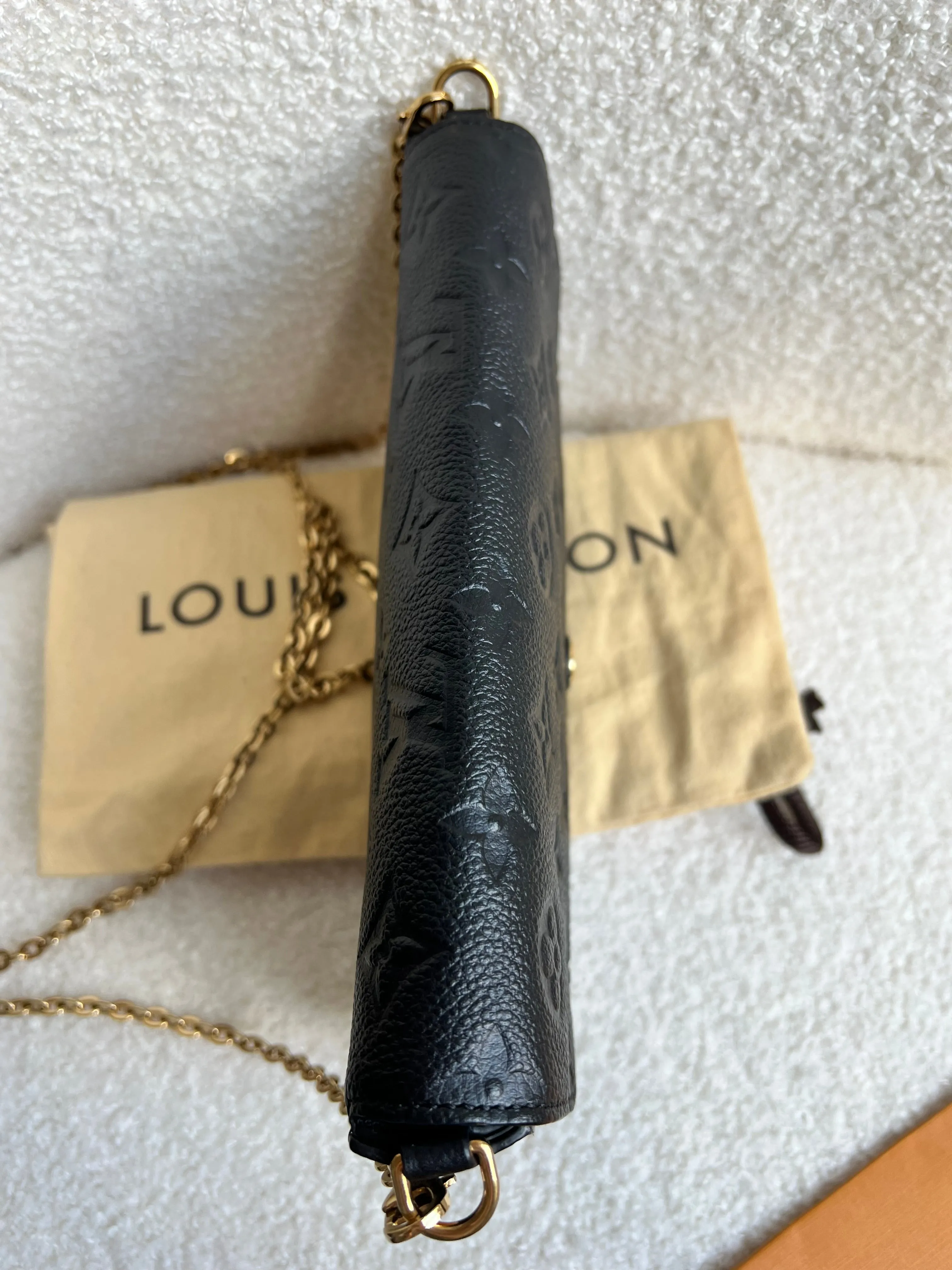 Louis Vuitton Felicie Pochette Black Empreinte (No inserts) (RRP £1160)