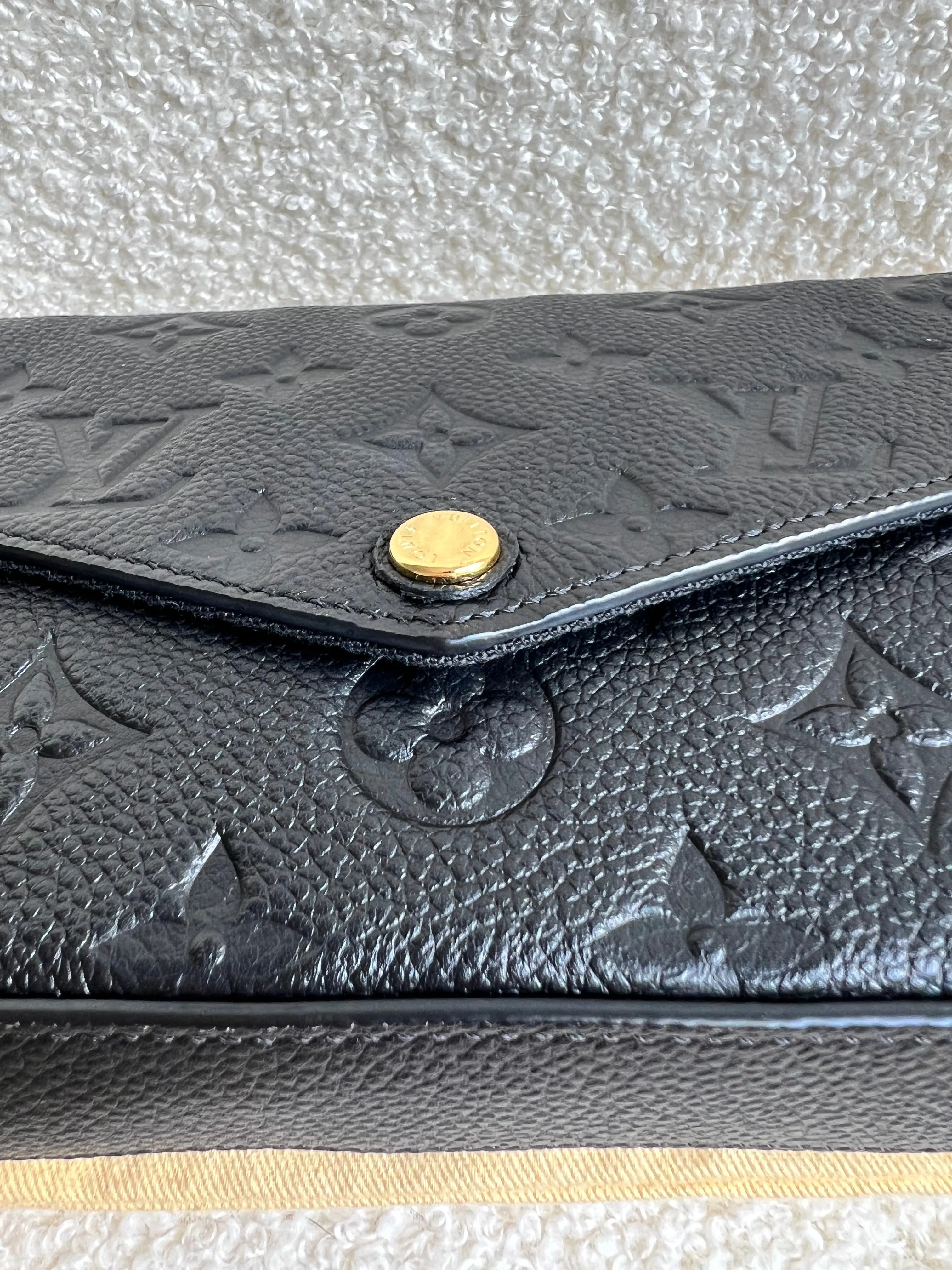 Louis Vuitton Felicie Pochette Black Empreinte (No inserts) (RRP £1160)