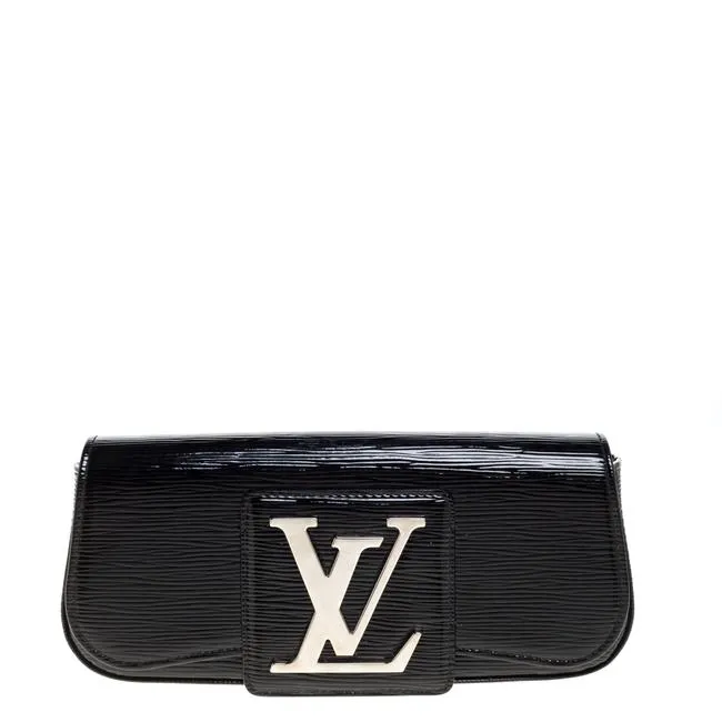 Louis Vuitton Sobe Black Electric EPI Leather Clutch