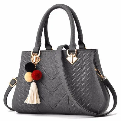 Luxe Haven Tote - Elegant Vegan Leather Bag
