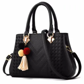 Luxe Haven Tote - Elegant Vegan Leather Bag