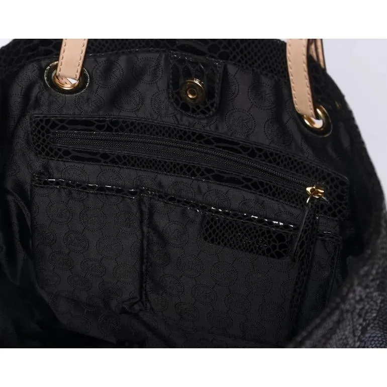 Michael Kors Jet Set Python Leather North South Tote