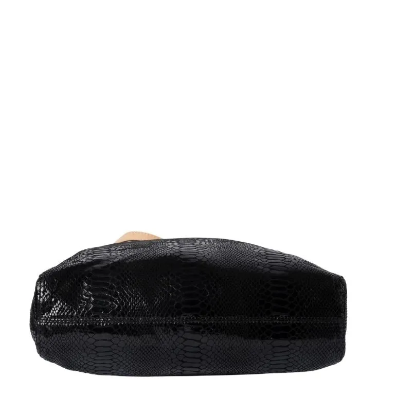 Michael Kors Jet Set Python Leather North South Tote