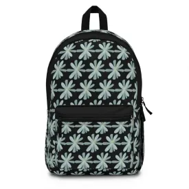 Midnight Blossom Backpack Blue Flowers Chic Comfort