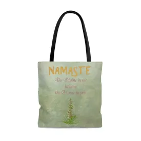 Namaste Aop Tote Bag Summer Style Icon